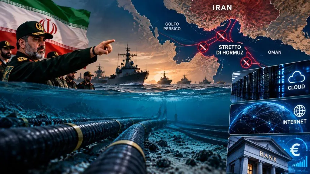 Iran minaccia i cavi sottomarini di Hormuz: Internet e cloud nel mirino