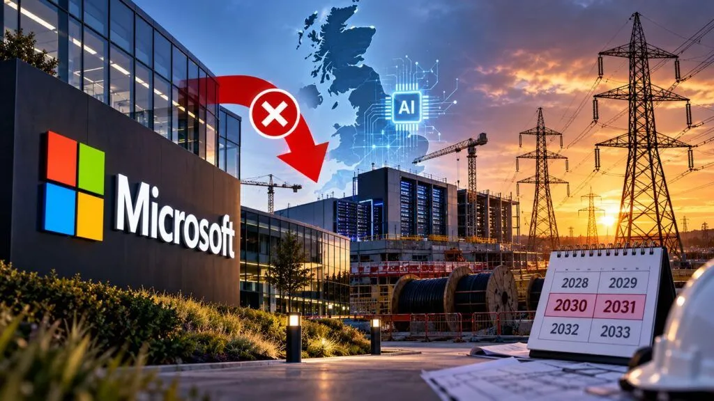 Microsoft lascia il data center Nscale: energia attesa negli anni Trenta
