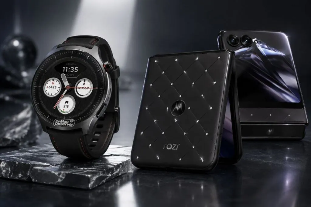 Motorola punta sul lusso con Moto Watch Ultra e Razr Swarovski 2026