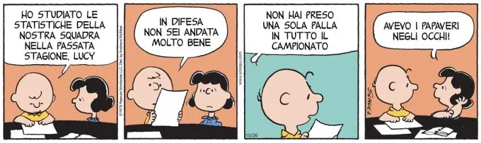 Peanuts 2026 ottobre 26