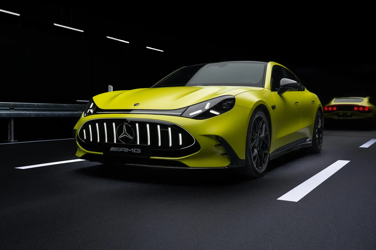 Mercedes’ electric AMG GT 4-door coupe can go 0-60 in 2 seconds