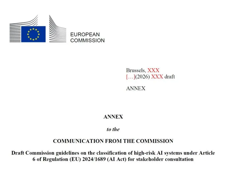 La Commissione Europea accelera sulle linee guida per l’AI ad alto rischio e apre la porta al confronto industriale