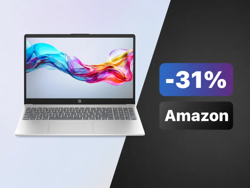 Laptop HP a 549€ su Amazon: minimo storico per il back to school