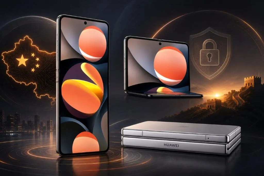 Huawei brevetta un tri-fold verticale a S che riduce il dispositivo a un terzo