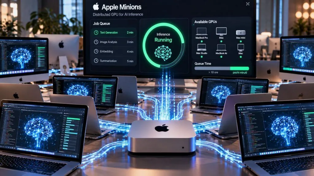 Apple Minions trasforma i Mac inattivi in un cloud GPU per l’AI