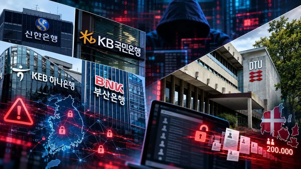 Corea del Sud e Danimarca violate: banche, università e registri nel mirino