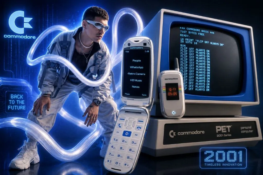 Commodore torna nei telefoni con Callback 8020, il flip phone europeo basato su Sailfish OS