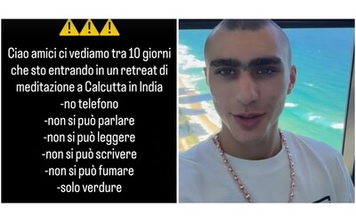 10 giorni senza telefono non si pu parlare non si pu leggere non si pu scrivere non si pu fumare e solo verdure Achille Costacurta va in un retrat in India