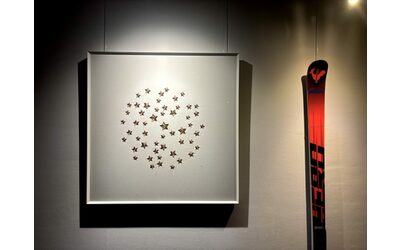 A duemila metri la mostra Cortina di Stelle di Fulvio Morella l infinito condiviso tra arte sport e Olimpiadi