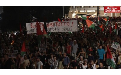 A Roma “in 30mila” in piazza per Gaza: “Se toccano la Flotilla blocchiamo tutto”