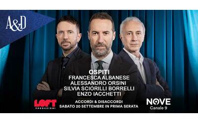 Albanese, Orsini, Sciorilli Borrelli e Iacchetti ospiti di Luca Sommi ad Accordi&Disaccordi, sabato 20 settembre. Con Travaglio e Scanzi