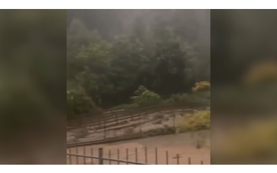 Alluvione lampo in Val Passiria, fiume di fango esonda e spazza via un ponte a San Martino – Video