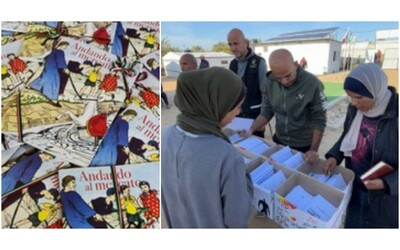 Andando al mercato, dietro questo libriccino una raccolta fondi e un libraio sotto le bombe