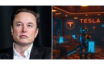 “Apre il primo Tesla Diner a Los Angeles”: i robot offrono popcorn e il cibo arriva da fattorie locali