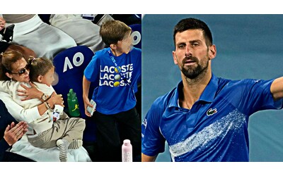 Australian Open, dopo la vittoria Djokovic vede i figli in tribuna: “Grazie per il vostro tifo”. Ma poi arriva subito la ramanzina