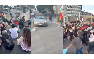 Auto sul sit-in pro-Palestina: paura e manifestanti in fuga a Losanna