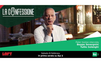 Beppe Severgnini e Tullio Solenghi ospiti a La Confessione di Peter Gomez sabato 8 febbraio alle 20.15 su Rai3