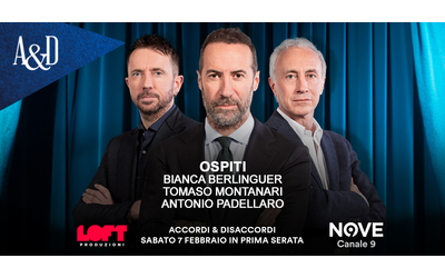 Berlinguer Montanari e Padellaro ospiti di Sommi ad Accordi Disaccordi il 7 febbraio su Nove Con Travaglio e Scanzi