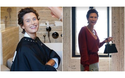 Bianca Balti alla Milano Fashion Week con il nuovo look: i suoi capelli “soft crop” sono già un trend