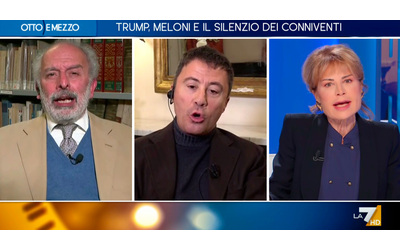 Bocchino La sinistra voleva cancellare l identit nazionale Scontro con Gruber e Lerner