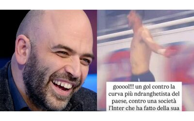 Bologna-Inter 1-0, la gioia di Saviano: “Contro la curva più ‘ndranghetista”. E accusa il club di “ambiguità con i clan”
