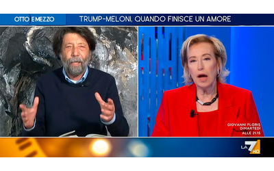Cacciari contro Moratti Meloni alleata di Trump No totale subordinazione Il vostro atlantismo fa schifo Su La7
