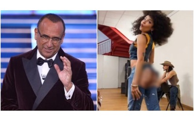 Ci tengo a puntualizzare che sto tizio di nome Carlo Conti mi ha sessualizzata e ha messo in imbarazzo sua moglie la ballerina Francesca Tanas contro il conduttore di Sanremo Lui risponde