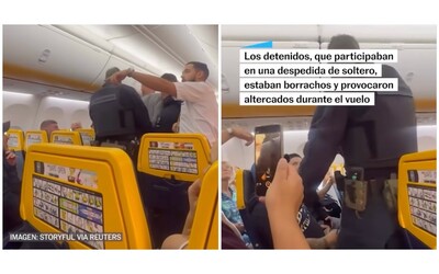 “Correvano per il corridoio, uno di loro ha provato a baciare una donna mentre altri si prendevano a testate”: caos sul volo Ryanair per l’addio al celibato, piloti costretti all’atterraggio di emergenza