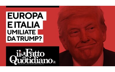 Dazi, Italia ed Europa umiliate da Trump? Segui la diretta con Peter Gomez e Carlo Difoggia