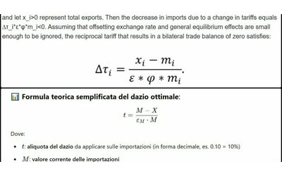 Dazi Usa, il sospetto sulla formula usata da Trump: “Prodotta con chat Gpt”. Ma la Ai è più saggia