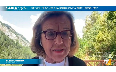 Elsa Fornero a La7: “Salvini? Un ‘trumpino’. Sulle pensioni ha fatto solo promesse stolte”