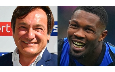 Fabio Caressa, gaffe con Marcus Thuram. L’attaccante dell’Inter se la ride: “Sono più bello io”