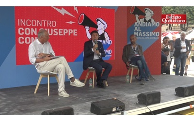 Fischi quando si parla di Renzi alla Festa del Fatto. Conte: “Qui platea avveduta, eviteremo di fare accozzaglie”