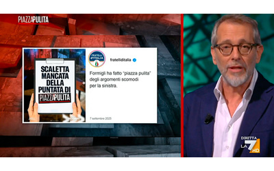Formigli replica a Meloni: “Le scalette ce le scriviamo da soli, magari provi col Tg1”