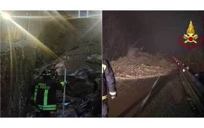 Forti piogge tra Liguria e Toscana, allagamenti e frane | A Genova crolla un muro: si scava tra le macerie per escludere che ci siano persone