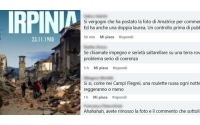 Foto di Amatrice usata per commemorare il terremoto dell Irpinia gaffe sui social del ministro Musumeci