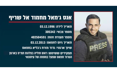 Gaza, Anas al-Sharif da mesi nel mirino di Israele: “Sei un uomo di Hamas”. Dieci giorni fa l’appello dell’Onu: “Timori per la sua sicurezza”