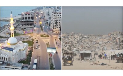 Gaza City prima e dopo, dai palazzi alle macerie: cosa rimane della città palestinese
