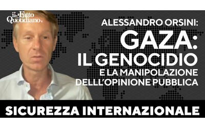 Gaza, il genocidio e la manipolazione dell’opinione pubblica. La diretta con Alessandro Orsini e Stefania Maurizi