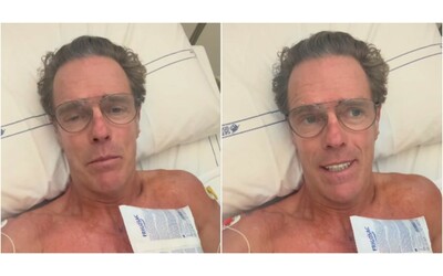 Giornata complicata sono un po sbattuto per l effetto di anestesia e morfina il video di Cipollini dal letto d ospedale