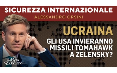 Gli Usa invieranno missili Tomahawk a Zelensky? La diretta con Alessandro Orsini