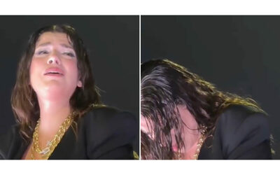 “Grido forte il tuo nome sottovoce quando mi manchi”: Emma in lacrime durante il concerto mentre canta “Intervallo”, dedicata al padre