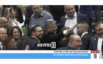 Il Parlamento israeliano approva la pena di morte per i prigionieri palestinesi L estrema destra festeggia in Aula