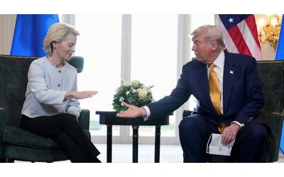 In Edicola sul Fatto Quotidiano del 28 Luglio: Dazi, la resa di Ursula  a Trump: 15% e 750 miliardi