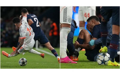 Infortunio choc per Hakimi dopo un brutto fallo di Luis Diaz Bufera per la battuta di Stanisic Lo abbiamo ringraziato Video