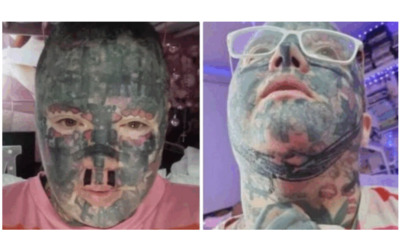“La gente dice che non ho bisogno di un costume di Halloween perché faccio già paura. Sono stata cacciata persino dalle chiese”: parla una delle donne più tatuate del Regno Unito