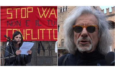“La guerra non ci dà pace”, a Bologna il reading contro il riarmo. Bergonzoni: “Siamo palestinesi e ucraini”
