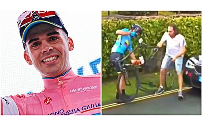 La maglia rosa Thomas Silva e quel gesto del padre Alvaro che aiutò un ciclista in lacrime sul ciglio della strada