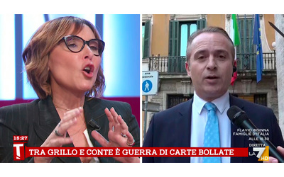 Lite Lucaselli-Pirondini. “Dal M5s giravolta a 360°”. “Voi di Fdi siete maestri, patrioti in ginocchio in Ue per la poltrona di Fitto”. Su La7