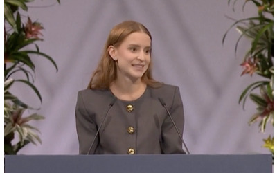 Machado la figlia ritira il premio Nobel per la pace a Oslo In Venezuela terrorismo di stato